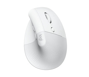 Logitech - Lift for Mac Vertical Ergonomic Mouse - OFF-WHITE Logitech