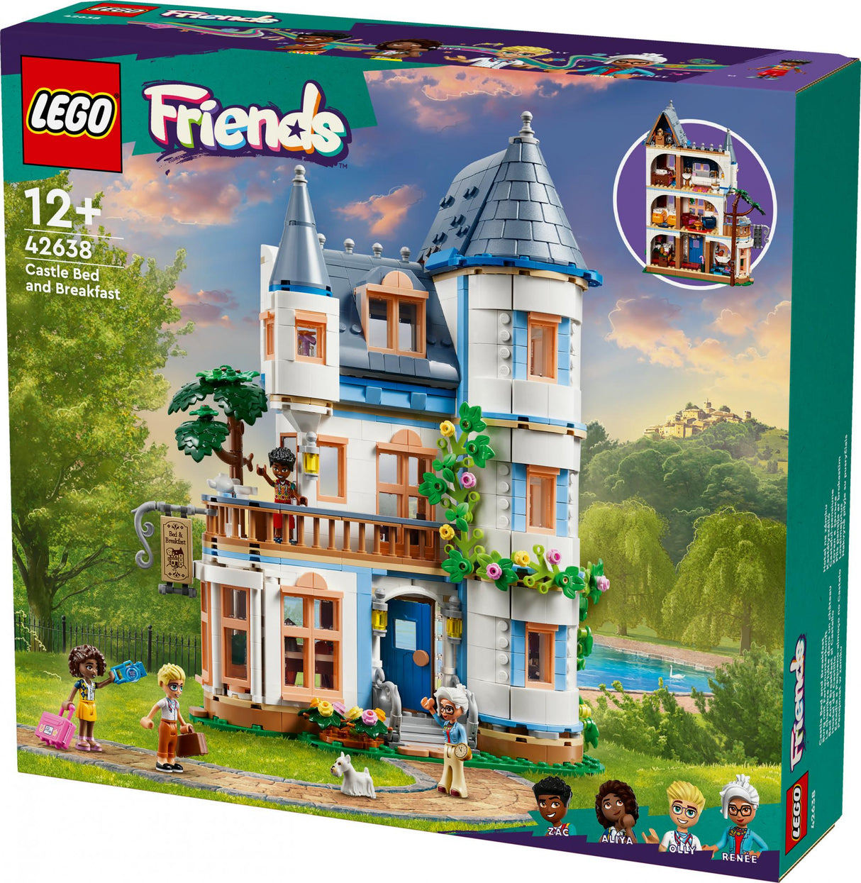 LEGO 42638 Friends Castle with Holiday Accommodation, construction toy LEGO