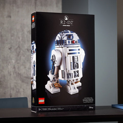 LEGO 75308 Star Wars R2-D2 Buildable Lightsaber Figure Construction Toy (Adult Set) Lego