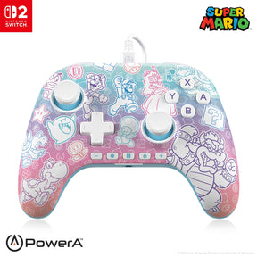 PowerA Advantage Wired Switch 2 Mushroom Kingdom – Mushroom Kingdom-controller forfra