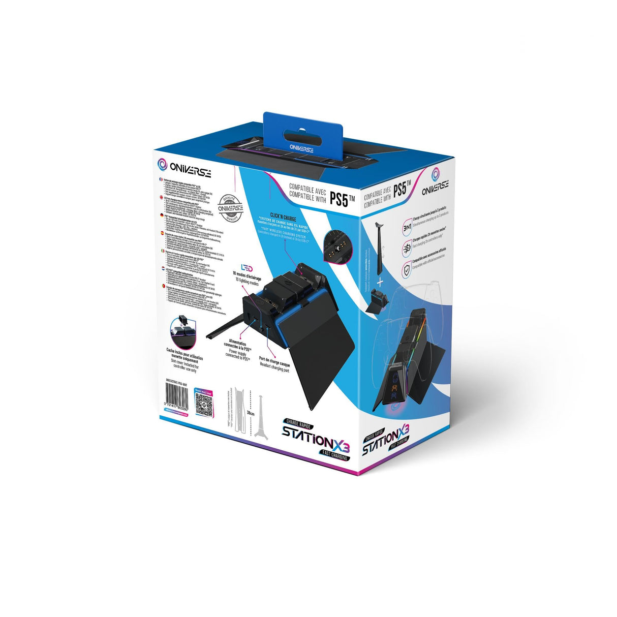 ONIVERSE PS5 FAST CHARGING STATION - BLACK ONIVERSE