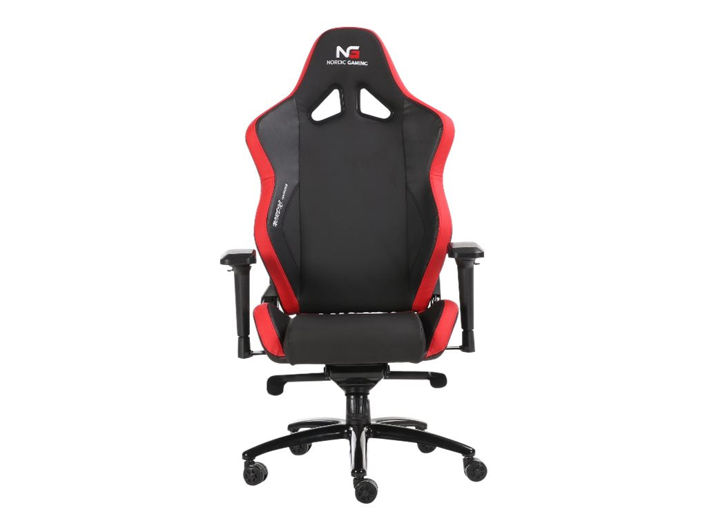 Nordic Gaming Heavy Metal Gamer Stol Black Red