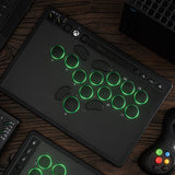 8BitDo Arcade Controller – leverless til Xbox/PC, sort – Knaplayout set ovenfra