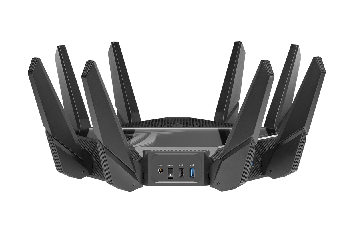 ASUS ROG Rapture GT-AXE16000 (EU+UK) Wifi 6 802.11ax Quad-band Gigabit Gaming Router