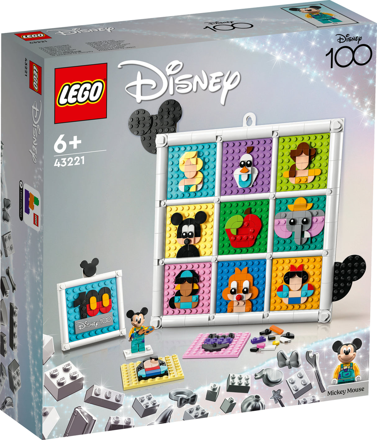 LEGO 43221 Disney 100 Years Disney Animated Icons Construction Toy LEGO