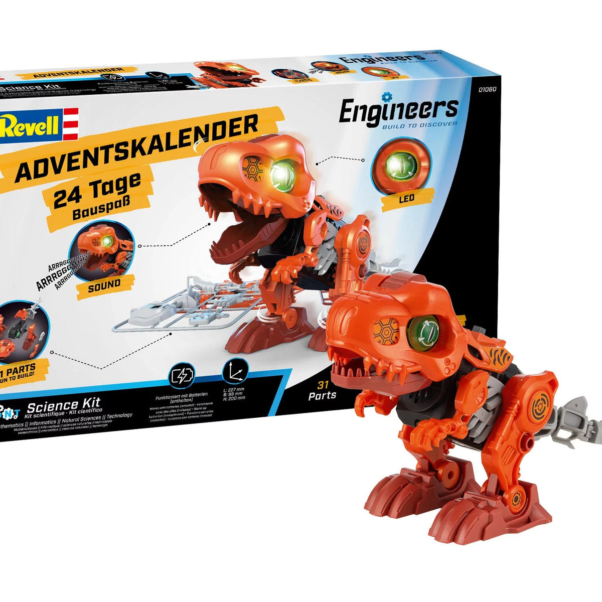 Computer Engineering Badge Revell Engineers 01060 – Electric T.Rex julekalender | Geekd