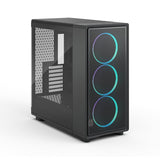 Midi Epoch XL Black TG RGB Light tint Fractal design