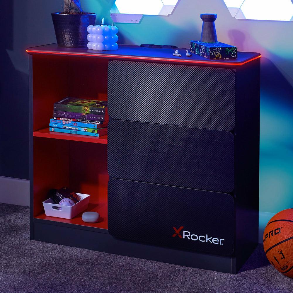 X Rocker Stuff X Rocker CARBON-TEK Kommode - Moderne Opbevaringsløsning | Geekd.dk