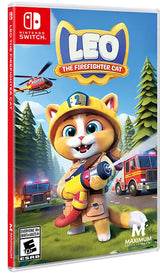 Leo the Firefighter Cat – spilæske set skråt