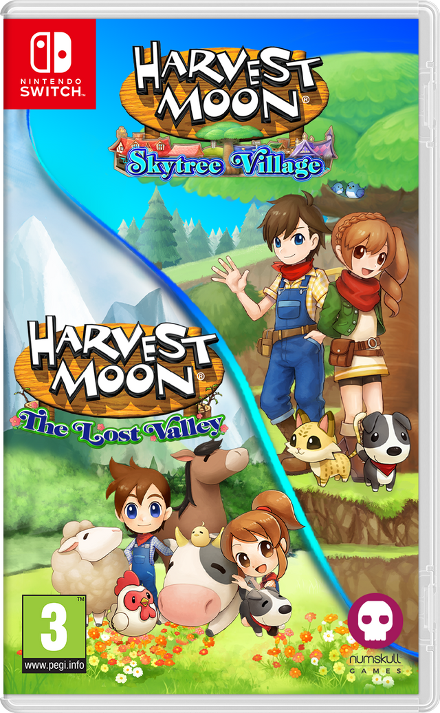 Harvest Moon: The Lost Valley and Skytree Village – Nintendo Switch – spilomslag