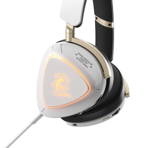 ASUS ROG Delta II-KJP trådløst gaming-headset – set skråt forfra (vinkel 2)
