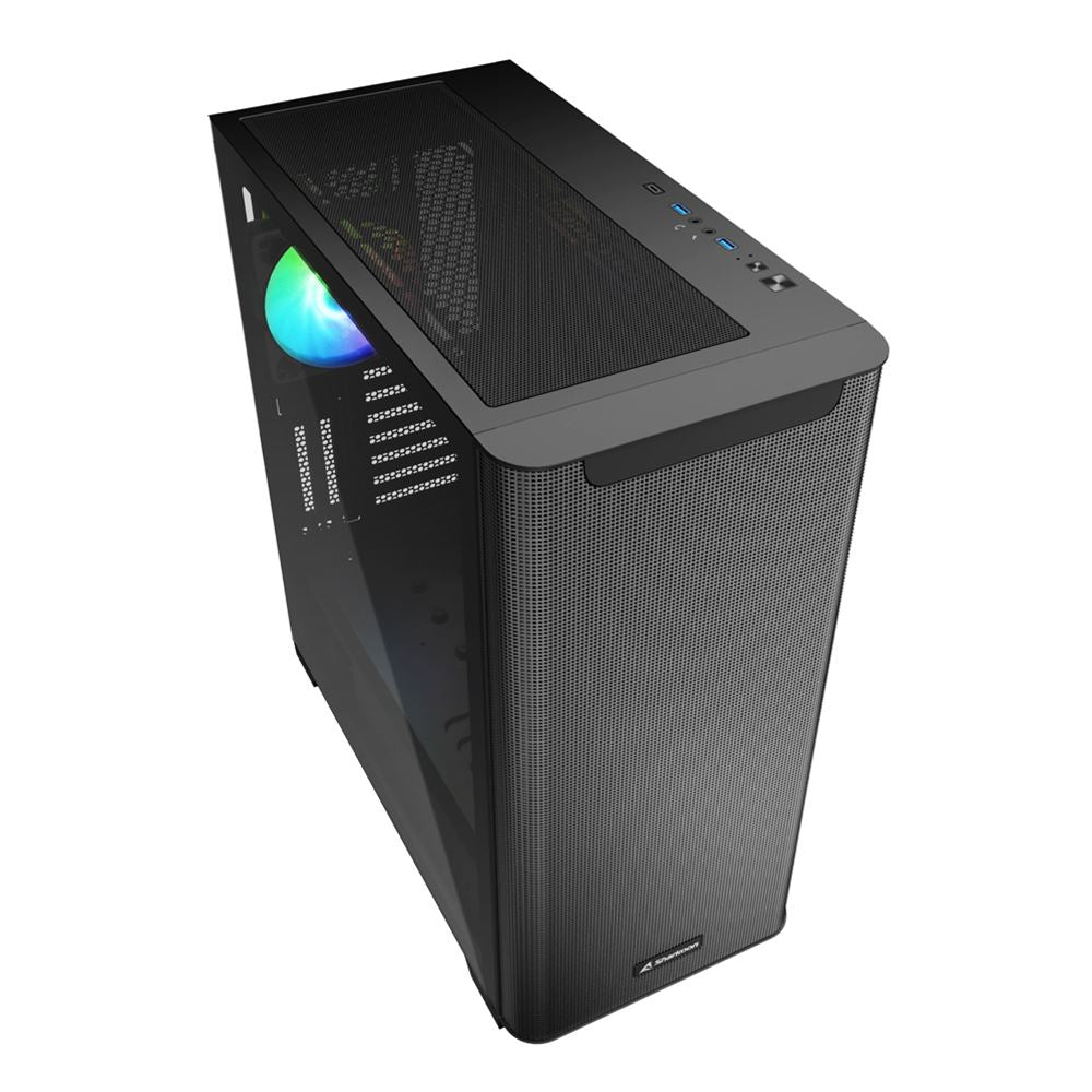 Sharkoon M30 RGB, tower case (black, tempered glass) Sharkoon