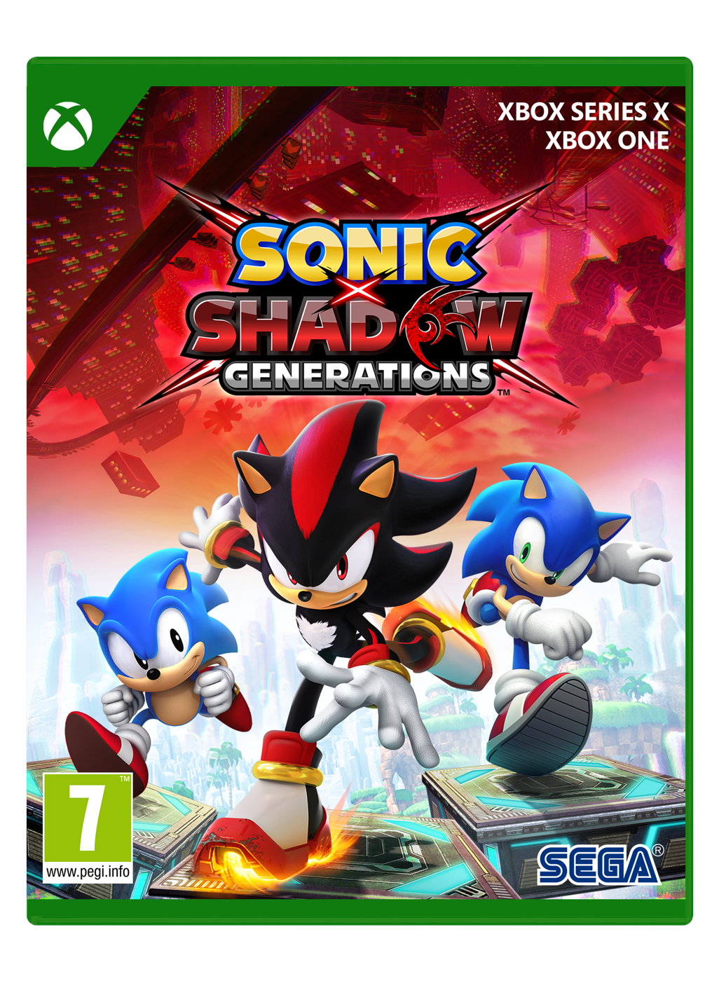 Sonic X Shadow Generations – Xbox One / Xbox Series X – forside