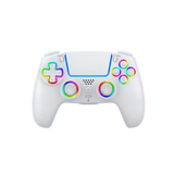 Deep Explorer Pro RGB – hvid controller til PS5 – forside