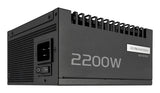 ASUS Pro WS 2200P – sidepanel med 2200W-mærkning og strømindgang