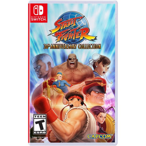 Street Fighter 30th Anniversary Collection Switch Import – Amerikansk importemballage