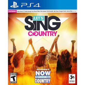 Let's Sing Country (Import) – PlayStation 4 – spilomslag