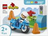 LEGO - DUPLO Town - Blue Police Motorcycle (10471) LEGO