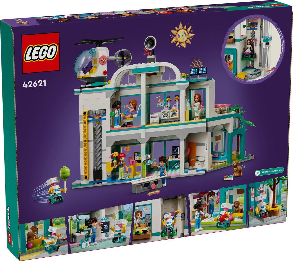 LEGO 42621 Friends Heartlake City Hospital, construction toy LEGO