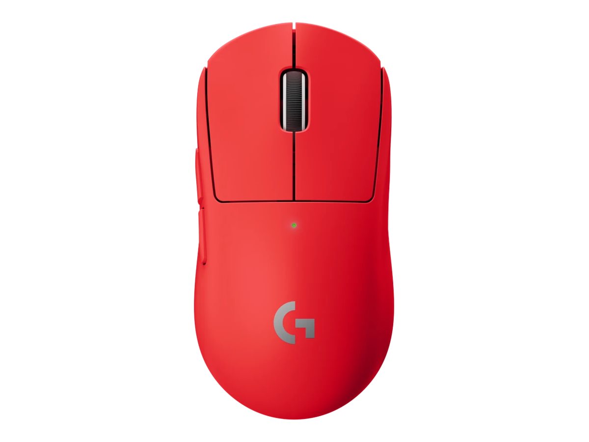 Logitech - PRO X SUPERLIGHT Wireless Gaming Mouse - RED