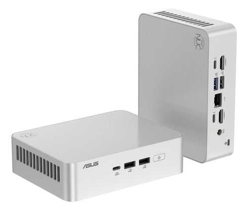 ASUS NUC 15 Pro+ RNUC15CRSU700002 – vist i en samlet opsætning (vinkel 2)