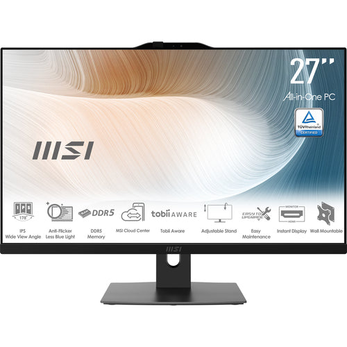 MSI Modern AM272P 12M-1063AT – all-in-one med specifikationer på billedet
