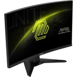 MSI MAG 244C – 23,6″ gamingskærm, 1920 × 1080, 180 Hz – forside set skråt fra venstre