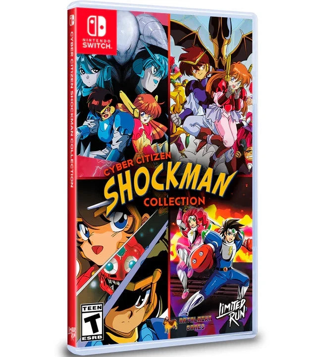 Cyber Citizen Shockman Collection (Limited Run) (Import) – omslag til Nintendo Switch