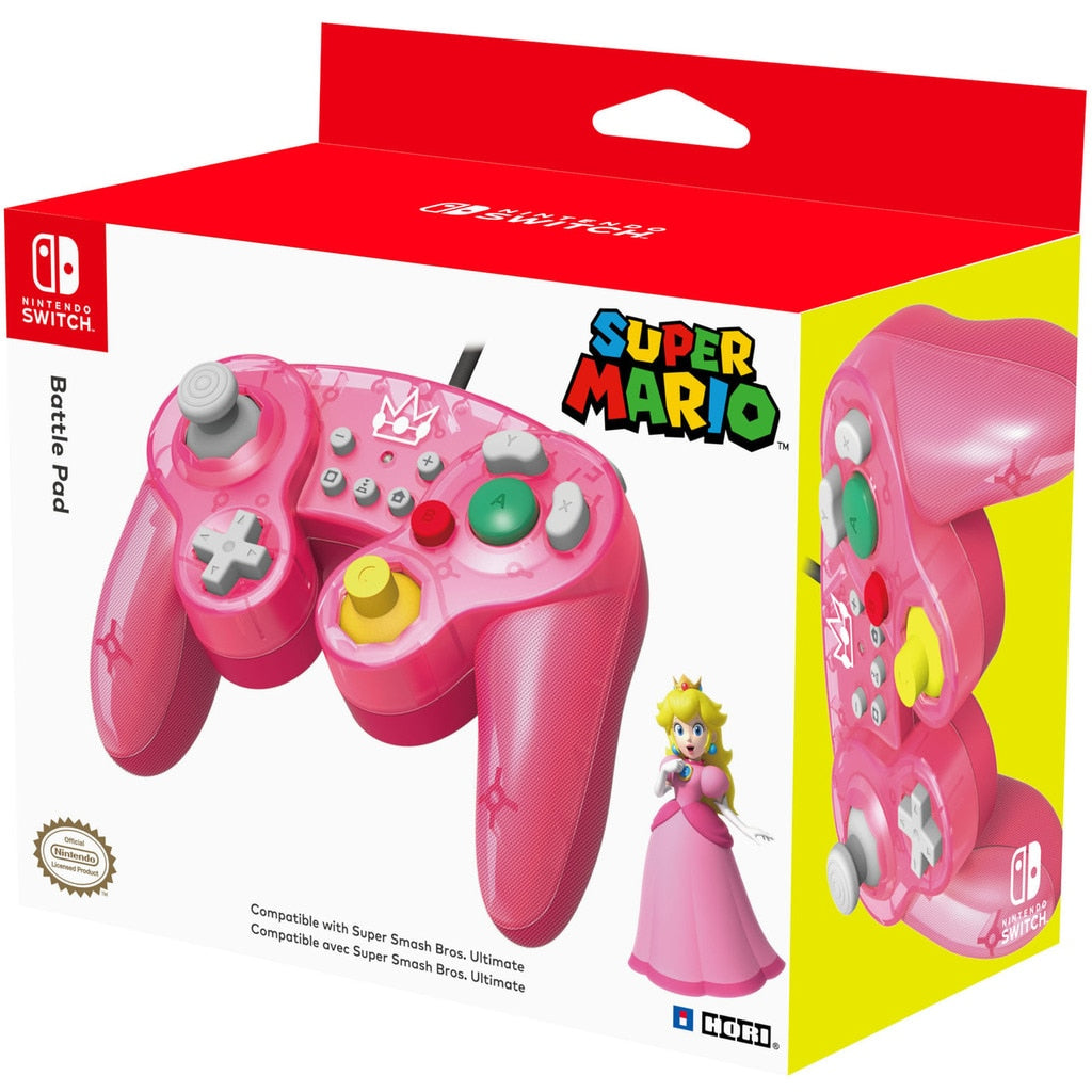 Super Smash Bros Gamepad - Peach HORI