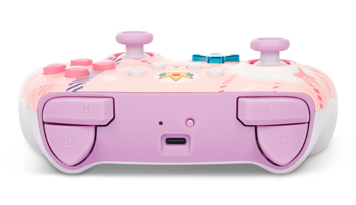 PowerA Enhanced Wireless Controller – Princess Peach Plaid – Switch – produktbillede 7