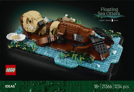 LEGO Ideas 21366 Flydende Havoddere – emballagens forside med havodder