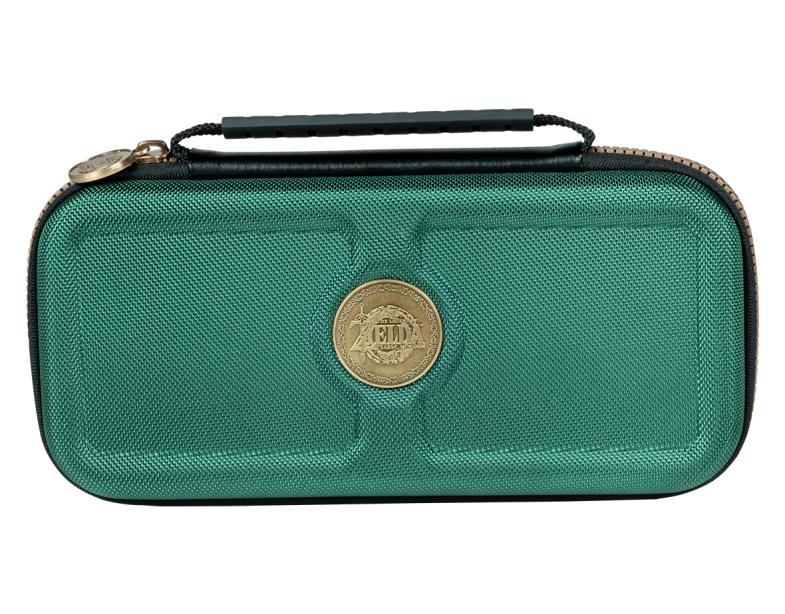 Nintendo Switch Game Traveler Deluxe Travel Case - Green Zelda Tears of the Kingdom Nacon