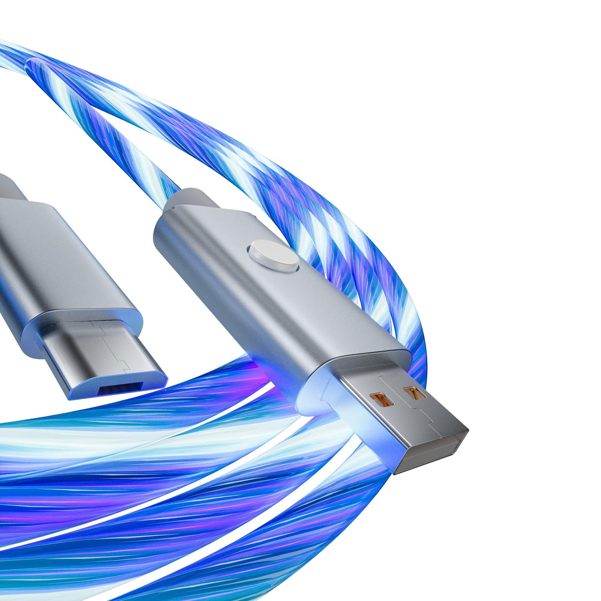 Oniverse Micro Usb Charge Cable With Led, 2 Meters - White ONIVERSE