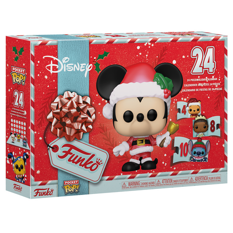 Funko Pocket Pop! Disney julekalender – 24 figurer – kalender og viste indholdsdele