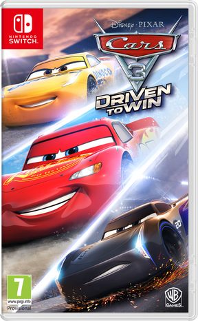 Cars 3: Driven to Win – omslag til Nintendo Switch