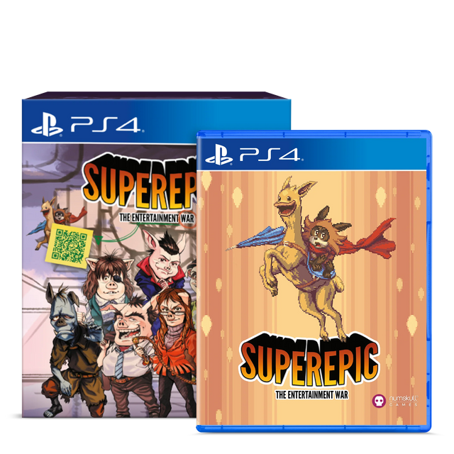 SuperEpic: The Entertainment War (Special Limited Edition) – PS4 – produktbillede