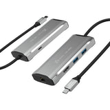 j5create – 4K/60 Hz USB-C rejsedock med 10 Gbit/s USB – To vinkler af docken