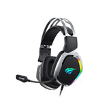 Havit Gaming H2018U Kabling Headset Sort Sølv