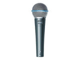 Shure Beta 58A mikrofonkabel superkardioid blå 
