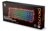 DK470 60% Mechanical Keyboard, Lubed Hot-Swap KTT Switches deltaco_gaming