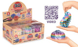 3D-printet Fidget Dumpling 8 cm – Assorteret