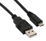 Sort Sharkoon USB Type A til Micro-USB Type B-kabel