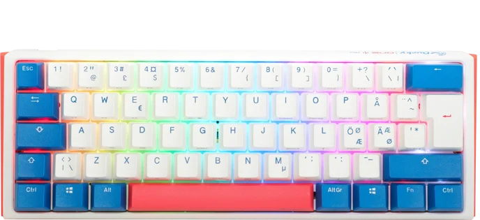 Ducky One 3 - Bon Voyage Nordic - Mini 60% - Cherry Blue