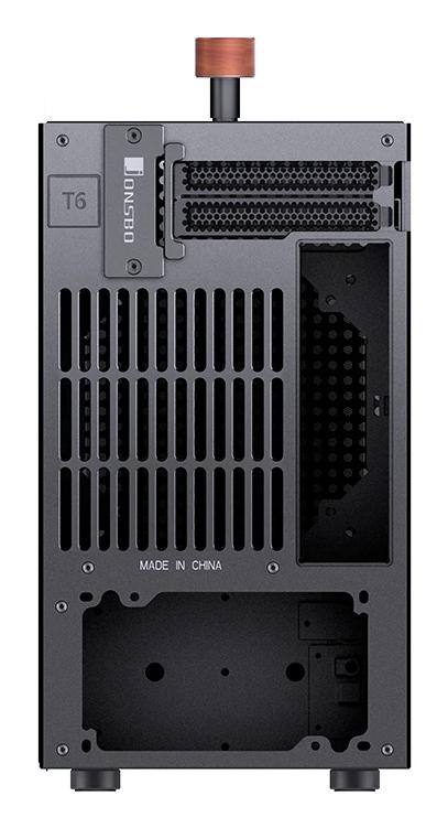 Jonsbo T6 Mini-Tower, Mini-ITX, Tempered Glass, Wood - Black Dongguan Sibositong Industrial Co., Ltd. (Jonsbo)