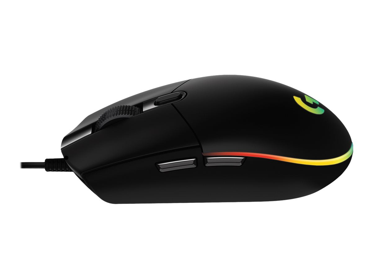 Logitech Gaming Mouse G102 LIGHTSYNC Optisk Kabling Sort