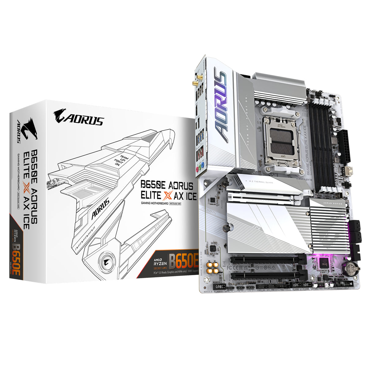 GigaByte B650E A ELITE X ICE - Socket AM5 - motherboard GigaByte