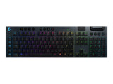 LOGITECH G915 LIGHTSPEED Wireless RGB Mechanical Gaming Keyboard – GL Clicky - CARBON - PAN - NORDIC