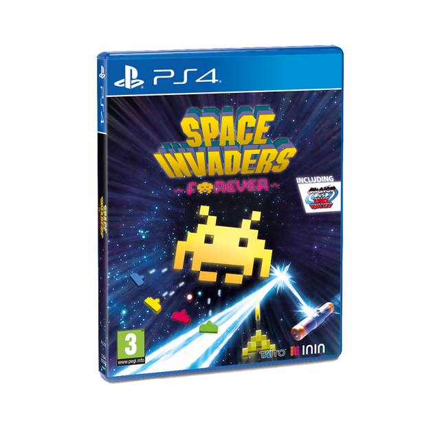 Space Invaders Forever – PlayStation 4 – spilomslag