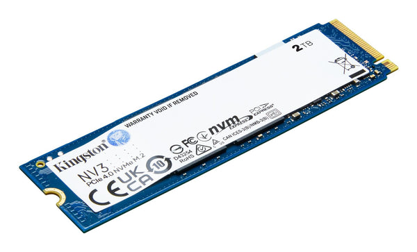 Kingston SSD-disk NV3 2TB M.2 PCI Express 4.0 x4 (NVMe)