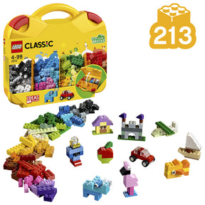 LEGO Classic 10713 – Kreativ kuffert – Gul kuffert med klodser og byggeidéer